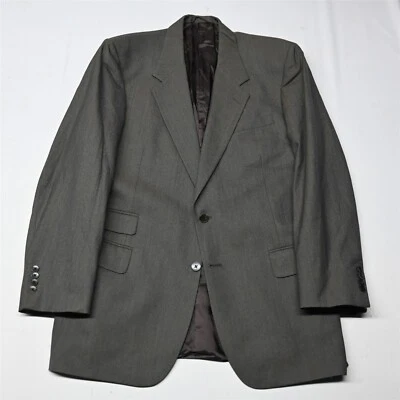 Tom James 42L Marrón Lana Espiga Hombres Blazer Traje Chaqueta Abrigo Deportivo Foto 1 de 4
