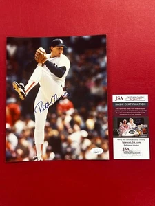 Roger Clemens Signed 8x10 Photo w/ JSA Cert Boston Red Sox Hall of Famer! - Picture 1 of 4