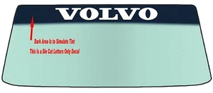 FITS VOLVO VEHICLES WINDSHIELD BANNER GRAPHIC DECAL - WITH APPLICATION TOOL - Picture 1 of 2