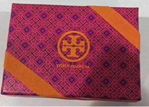 Tory Burch Gift Card Box with orange band 4" x 5.25" - Picture 1 of 2