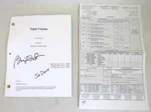 2000 NIGHT VISIONS "The Occupant" Script Signed By Bridget Fonda & Joe Dante