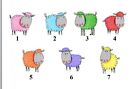 Personalisierte Adressetiketten Cartoon Schafe kaufen 3 erhalten Sie 1 kostenlos (jx 714)