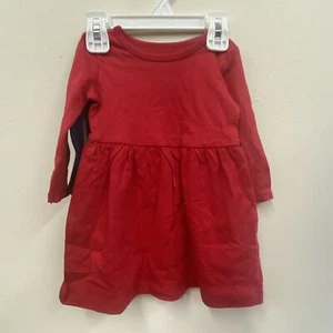 Abiti a maniche lunghe per bambina Carter's taglia 6 m (confezione da 2) rosso e blu nuovi con etichette - Foto 1 di 6