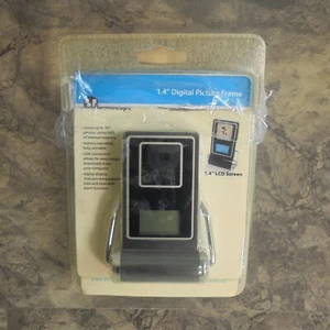 Desk Clock Digital Picture Frame Vuescape 1.4" Stores up to 70 Photos New - Picture 1 of 11