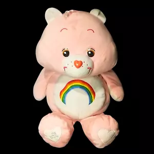 Care Bear Edición 25 Aniversario ~ 24” Rainbow Cheer Bear 2007 - Imagen 1 de 10