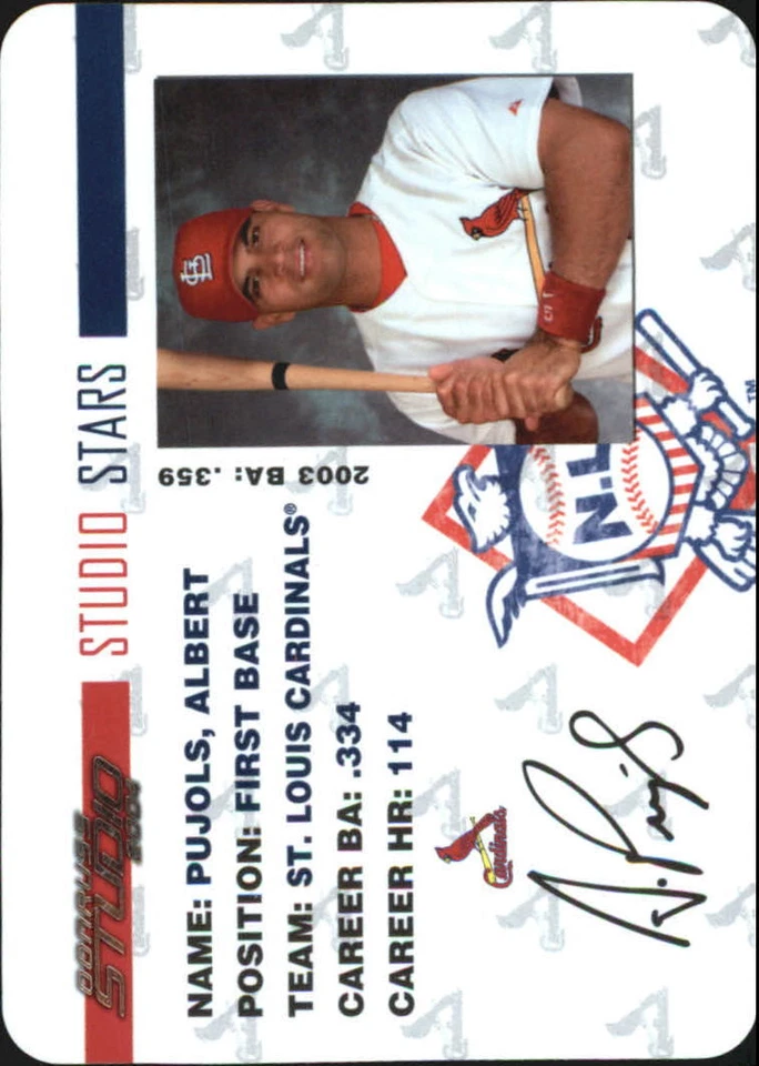 2004 STUDIO STARS BASEBALL ASSORTED SINGLES U-PICK - Image 1 of 1