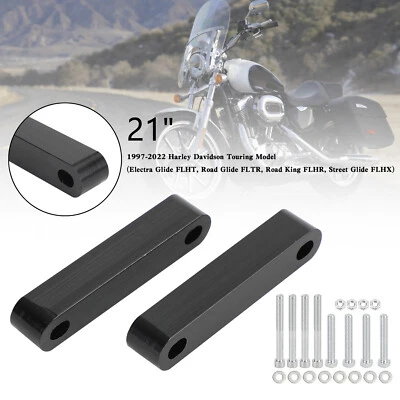21" Front Fender Spacers For Touring Electra Street Glide Road 1997-2022 #3 - Изображение 1 из 4