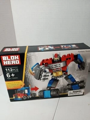 Blok Head 112 Piece Transformer Truck Building Block play set Age 6+ - Image 1 of 2