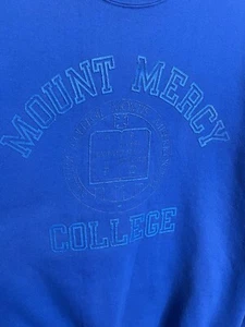 Vintage MCDC Mercy-Mount Sweatshirt Adult XL Blue - Picture 1 of 8