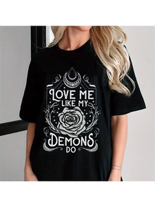 Women'S Casual Floral Print T-Shirt, Round Neck, Short Sleeve - Picture 1 of 12