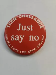 Vintage Teen Challenhe Just say no pin - Picture 1 of 2