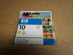 Genuine C4842A HP 10 Yellow Ink 2000 2500 NEW OEM Sealed Box - Picture 1 of 5