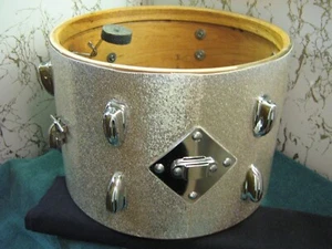 Slingerland Tom Drum Shell 9 x 13 60's SS w/Hardware Great Cond. Vintage LQQK ! - Picture 1 of 16