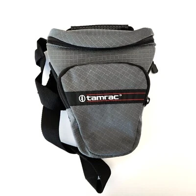 Tamrac 515 Grey Shoulder Holster Bag 35mm Digital Compact Zoom Camera Case Strap - Image 1 of 4