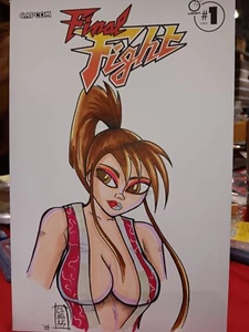 Mai Shiranui Original Sketch Cover Final Fight von JACS - Bild 1 von 2