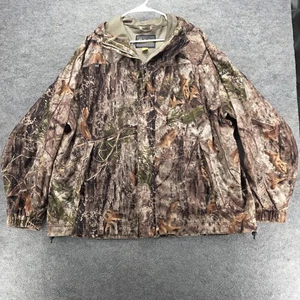 Cabelas Jacket Mens 2XL Camo Zonz Woodlands 4Most Hooded Full Zip Hunting Outdoo - Picture 1 of 9