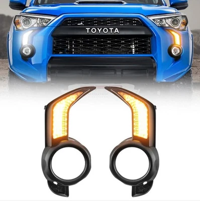 2 piezas para Toyota 4runner 2014-2024 DRL luz de circulación diurna intermitente Foto 1 de 4