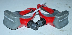Look Arc F Clipless Bicycle Pedals Red Bikepacking Racing Road Fast USA Shipper! - Picture 1 of 8