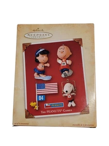 Hallmark Snoopy Charlie Brown Woodstock Lucy adornos de Navidad 2004 - Imagen 1 de 12