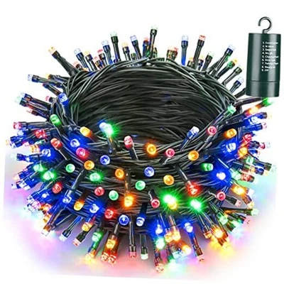  Battery Christmas Lights, 66ft 200LED Fairy Lights Battery 200 LED Multicolor - Image 1 of 4