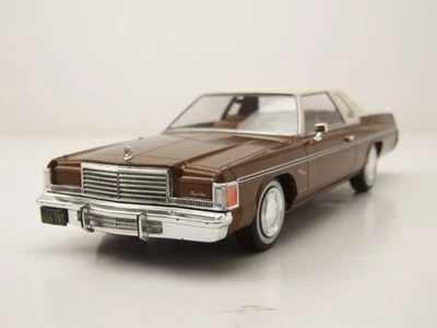 Dodge Royal Monaco Coupe 1977 braun beige Modellauto 1:24 Whitebox - Bild 1 von 4