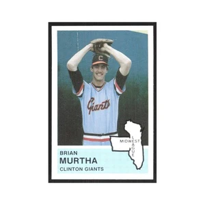 1982 Fritsch Minor League Brian Murtha Clinton Giants #20.0 - Picture 1 of 3