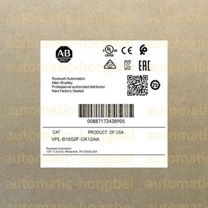 VPL-B1652F-CK12AA Servo Motor AB Express shipping VPLB1652FCK12AA MSPL - Picture 1 of 6