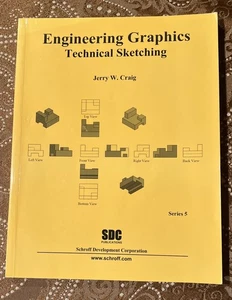 Engineering Graphics Technical Sketching Series 5 by Jerry Craig (2007, Trade... - Picture 1 of 6