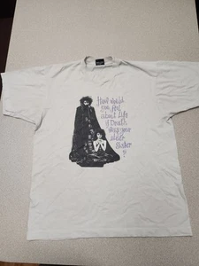 Vintage Sandman Death T-Shirt Neil Gaiman Vtg 1991 USA DC Comics Size L Rare - Picture 1 of 11
