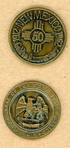 Great Seal of State of New Mexico 50th Golden Anniversary Commemorative Token - Bild 1 von 1