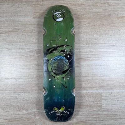 Sector 9 Disco Mason Ho Pro Skateboard Deck Blue Green 31x8.25 - Image 1 of 4