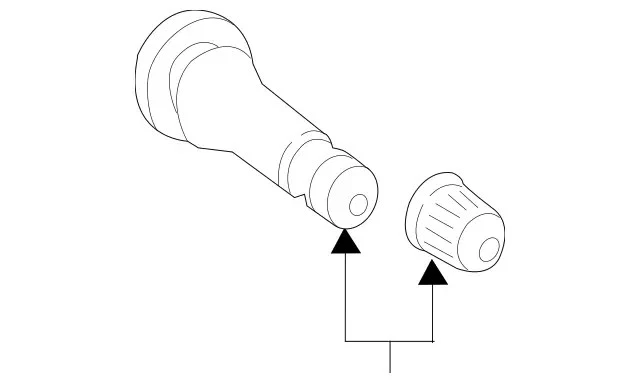Válvula de neumático original Mercedes-Benz 000-400-29-13 Foto 1 de 1