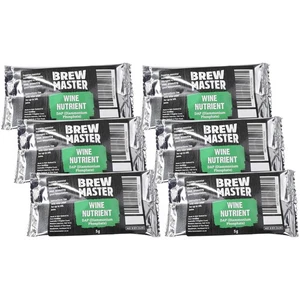 6 nutrientes para vino BrewMaster 5 g DAP para jugo de 25 L para elaboración de vino casera - Imagen 1 de 2
