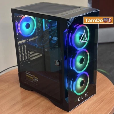 CLX - SET Gaming Desktop, i9-12900KF, 32GB DDR4, 4TB + 250GB SSD, RTX 4060 8GB - Image 1 of 4