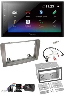 Pioneer USB Bluetooth DAB 2DIN Lenkrad Autoradio für Lancia Musa 2004-2012 - Bild 1 von 4