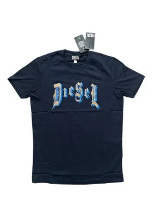 Camiseta Diesel Para Hombre Diegor D Maglietta Azul Medianoche $65 Talla L Foto 1 de 4