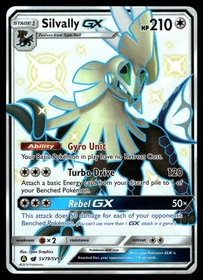 2019 Pokemon Hidden Fates SV79 Silvally GX NM  - Image 1 of 2