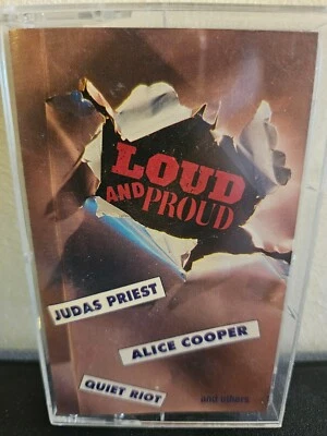 LOUD AND PROUD Various Artists 1994 CASSETTE TAPE COMPILATION WARRANT BRITNY FOX - Image 1 of 4