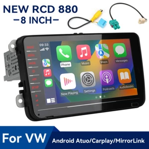 8" RCD330 RCD880 Autoradio Stereo Carplay Android Auto Für VW Golf Tiguan CC DE - Bild 1 von 17