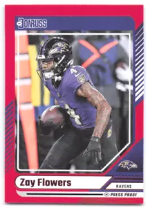 2024 Panini Donruss Press Proof Red Zay Flowers - Picture 1 of 2