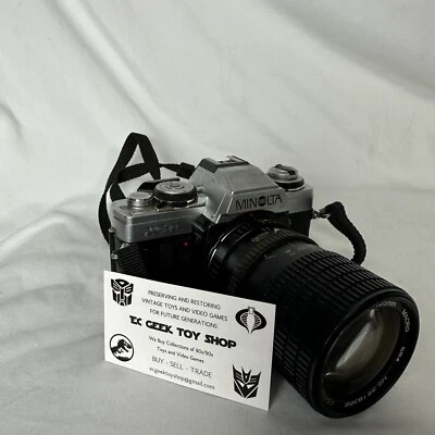 MINOLTA XG-M 35mm SLR Film Camera W/ Osawa 35-105MM Macro Lens Untested - Image 1 of 4