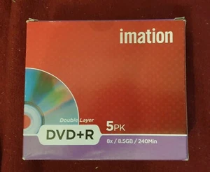 DVD+R 5PK imation 8x 8.5GB - Bild 1 von 2