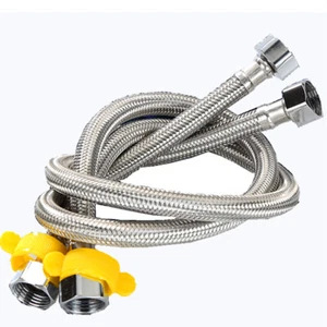 Edelstahl-Geflechtschlauch 1/2"1\1,2m, Zulaufschlauch für Küchenarmaturen - Bild 1 von 12
