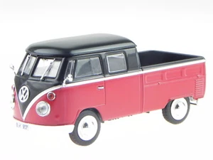 VW T1 Bus DoKa Doppelkabine 1961 rojo schw coche en miniatura 840218 Norev 1:43 - Imagen 1 de 4
