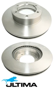 ULTIMA FRONT VENTED DISC BRAKE ROTOR SET FOR TOYOTA 3VZ-E 3.0L V6 - Foto 1 di 1