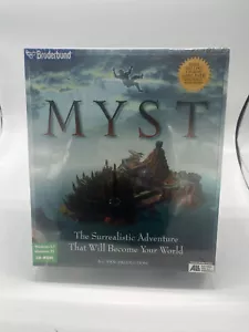 Myst CD-ROM Windows 95 Big Box PC Game 1996 Broderbund - NEW & SEALED - Picture 1 of 5
