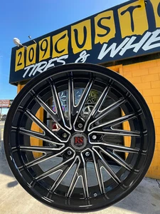 4 20" RED SPORT WHEELS RSW55-M 20x8.5+35 5X114.3 ACCORD CIVIC SCION LEXUS TOYOTA - Picture 1 of 1