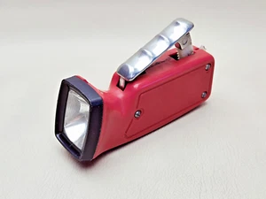 Dynamo Taschenlampe Signalleuchte Laterne Vintage Taschenlampe Etui Russland 70er Jahre - Bild 1 von 11