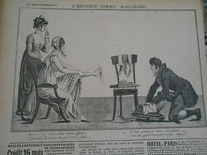 Karikatur 1900 - Der glückliche Kaufmann - Bild 1 von 1