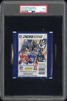 2019 Panini Stickers Pack SHOWING Nick Bosa CARD RC #70, PSA 9 POP 1, No 10 - Image 1 of 4
